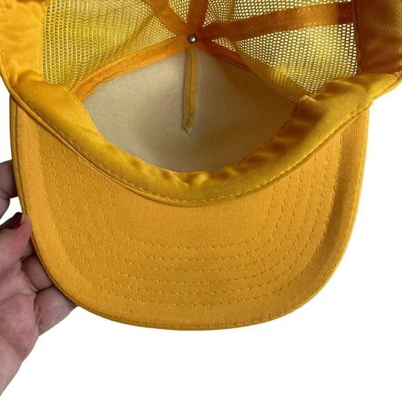 Vintage Grand Canyon National Park Cap Mesh‎ Snapback Gold Trucker Retro 70s 80s - Picture 6 of 6